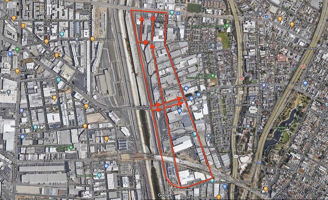 2. Jesse St - 1st ST.