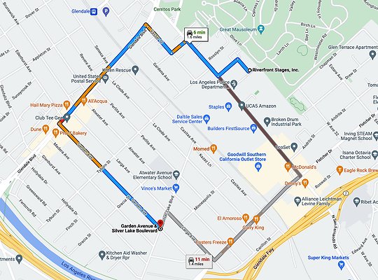 Silver Lake bvd  &amp; Garden Ave